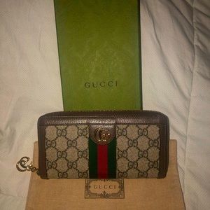 Gucci Ophidia zip around wallet